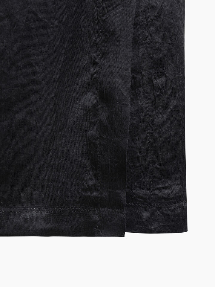 Black midi skirt - sisley k longuette skirts - Black | Sisley K image number 4